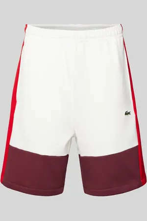 Lacoste Szorty z dzianiny dresowej o kroju regular fit w stylu Colour Blocking