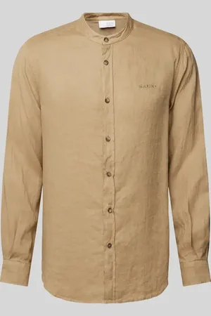 Mazine Koszula casualowa o kroju slim fit z lnu model 
