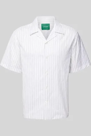 ANNARR Koszula casualowa o kroju relaxed fit ze wzorem w paski model ‘FRED’