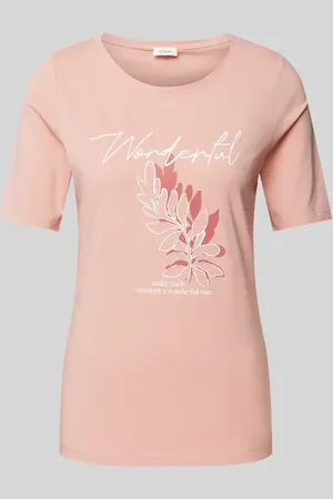 QS by s.Oliver T-shirt z okrągłym dekoltem model ‘Wechsel’