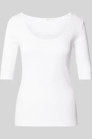 lanius T-shirt z efektem prążkowania