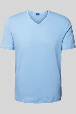 Olymp T-shirt z dekoltem w serek