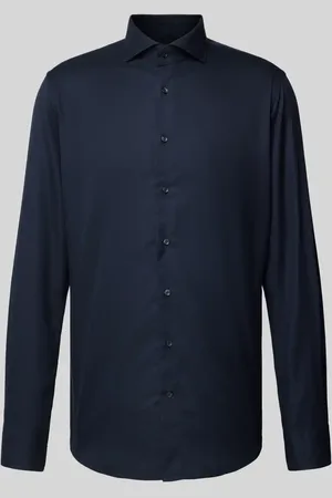 Profuomo Koszula biznesowa o kroju slim fit z popeliny
