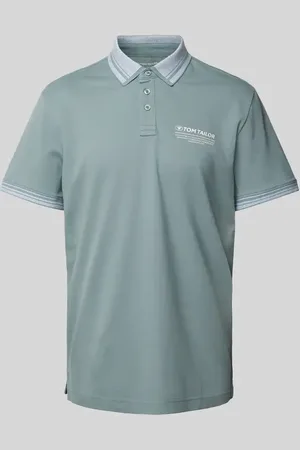 TOM TAILOR Koszulka polo o kroju regular fit z nadrukiem z logo