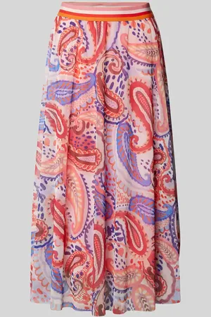 Smith and Soul Spódnica midi z wzorem paisley