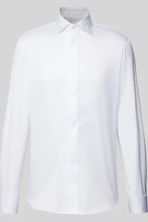 Profuomo Koszula smokingowa o kroju regular fit z Uni Solid