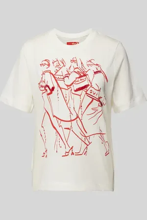 Oui T-shirt z nadrukowanym motywem