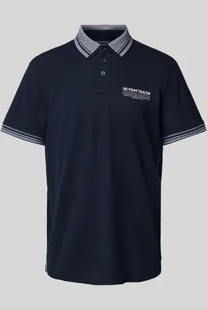 TOM TAILOR Koszulka polo o kroju regular fit z nadrukiem z logo