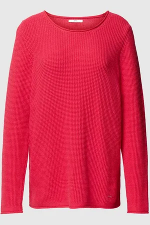 Brax Sweter z dzianiny z detalem z logo model ‘STYLE.LESLEY’