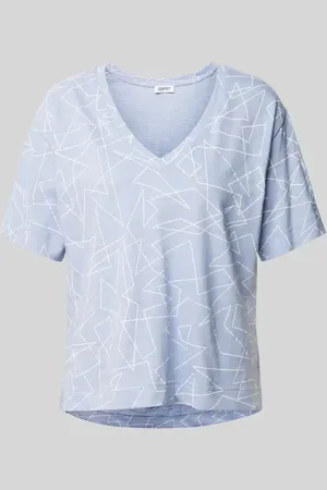ESPRIT T-shirt z graficznym wzorem i dekoltem w serek