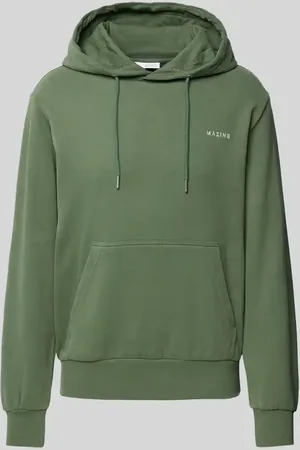 Mazine Bluza z kapturem i wyhaftowanym logo model ‘Stundon’