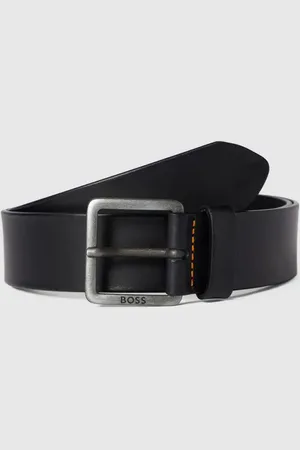HUGO BOSS Pasek skórzany ze sprzączką