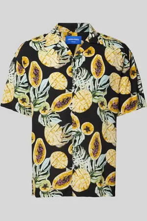 JACK & JONES Koszula casualowa o kroju regular fit z kołnierzem z połami model ‘JORLUKE TAMPA’