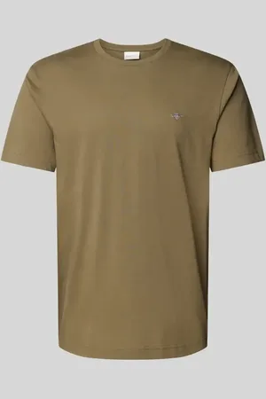 GANT T-shirt o kroju regular fit z efektem melanżu
