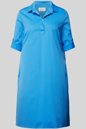ROBE LÉGÈRE Sukienka koszulowa o długości do kolan w jednolitym kolorze