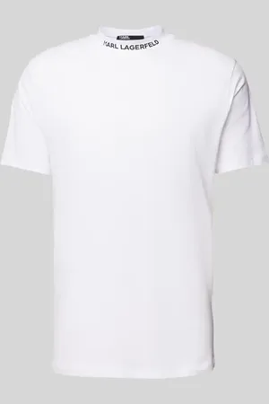 Karl Lagerfeld T-shirt z nadrukiem z logo