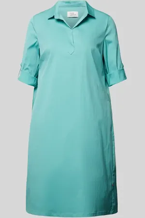 ROBE LÉGÈRE Sukienka koszulowa o długości do kolan w jednolitym kolorze