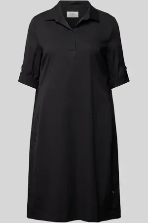 ROBE LÉGÈRE Sukienka koszulowa o długości do kolan w jednolitym kolorze