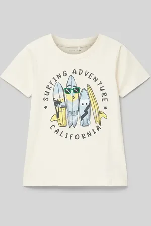 NAME IT T-shirt z nadrukiem z napisem i motywem