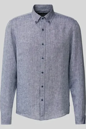 Michael Kors Koszula casualowa o kroju Slim Fit z lnu