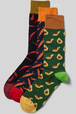 DillySocks Skarpety z wyhaftowanym motywem w zestawie 3 szt.