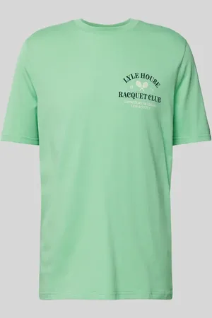Lyle & Scott T-shirt z nadrukiem z logo i napisem