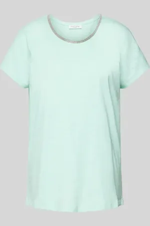 Christian Berg T-shirt zdobiony kamieniami