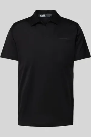 Karl Lagerfeld Koszulka polo o kroju regular fit z nadrukiem z logo