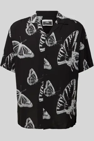 JACK & JONES Koszula casualowa z nadrukiem na całej powierzchni model ‘JEFF’