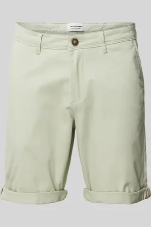 JACK & JONES Bermudy o kroju regular fit w jednolitym kolorze model ‘BOWIE’