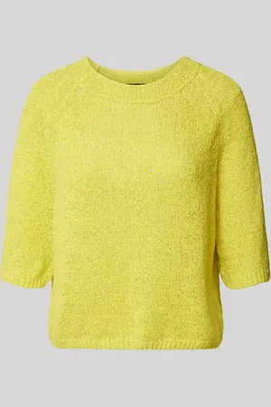 Luisa Cerano Sweter z dzianiny z rękawem o dł. 3/4