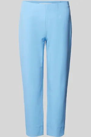 raffaello rossi Spodnie o kroju slim fit w jednolitym kolorze model ‘PENNY’
