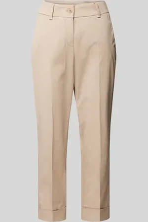raffaello rossi Chinosy o skróconym kroju slim fit model ‘DORA’