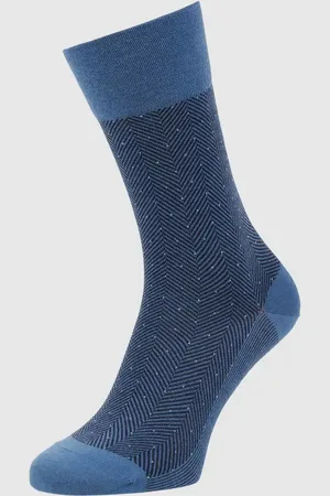 Falke Skarpety z mieszanki wełny merino model ‘Sensitive Herringbone’