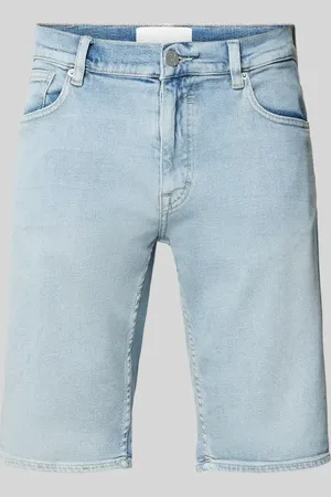 Armedangels Szorty jeansowe w jednolitym kolorze model ‘NAAILO HEMP’