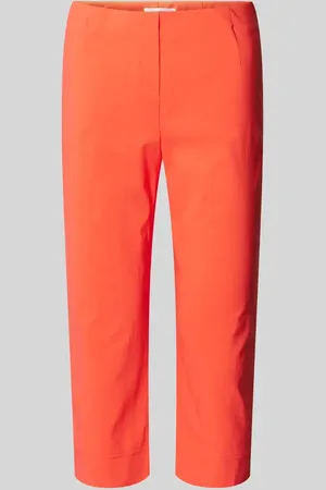 STEHMANN Spodnie capri w jednolitym kolorze model ‘INA’