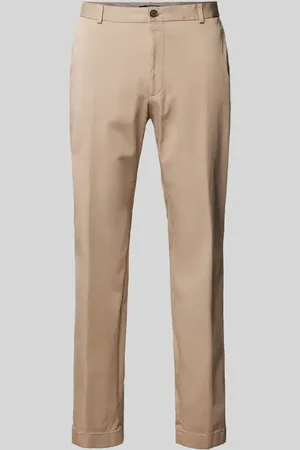 JOOP! Chinosy o kroju slim fit ze szlufkami na pasek model ‘Hank’
