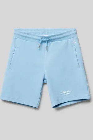 Calvin Klein Szorty z dzianiny dresowej z nadrukiem z logo