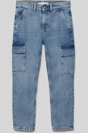Calvin Klein Jeansy o kroju regular fit z naszywką z logo model ‘ICONIC’