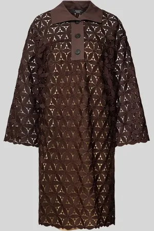 Max Mara Sukienka o długości do kolan z ażurowym wzorem model ‘AFFORI’