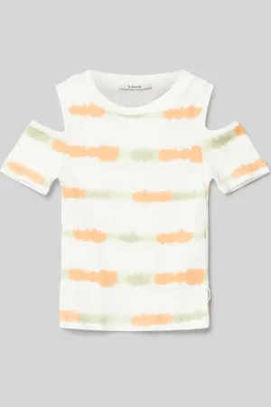 Garcia T-shirt z wycięciami