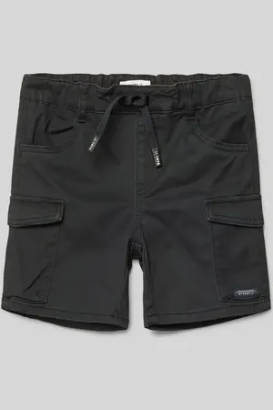 NAME IT Szorty cargo z elastycznym pasem model ‘BEN’