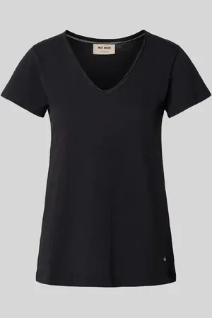 Mos Mosh T-shirt z dekoltem w serek