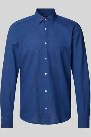 JOOP! Koszula biznesowa o kroju slim fit w jednolitym kolorze