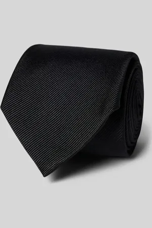 Profuomo Krawat jedwabny w jednolitym kolorze (8 cm)