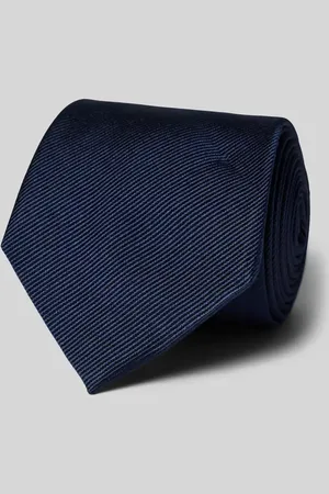 Profuomo Krawat jedwabny w jednolitym kolorze (8 cm)