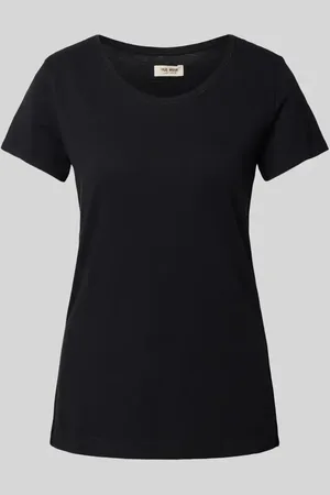 Mos Mosh T-shirt z dekoltem w łódkę model ‘Arden’