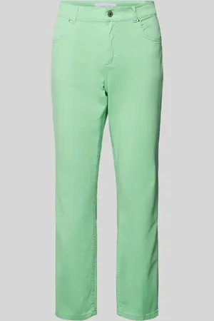 Angels Spodnie o skróconym kroju regular fit model ‘Leni’