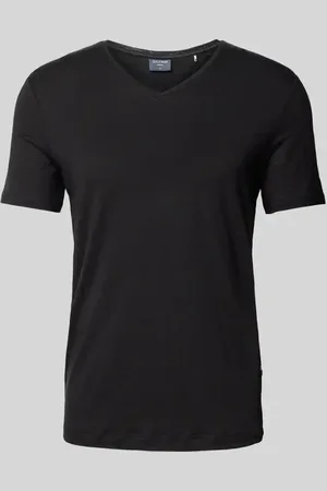 Olymp T-shirt z dekoltem w serek