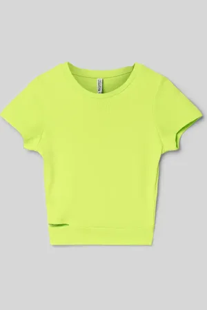 Blue Effect T-shirt o pudełkowym kroju z wycięciem